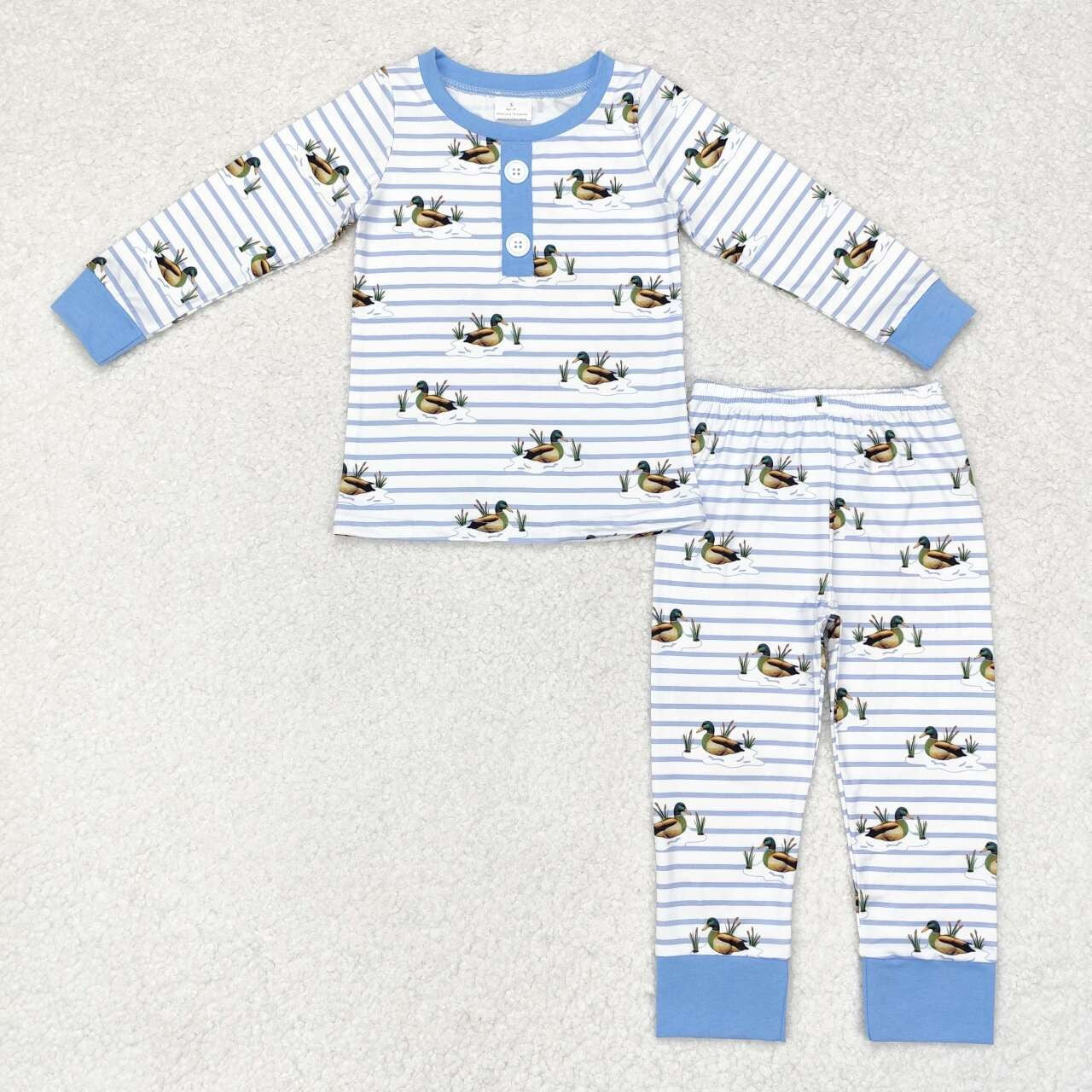 Stripe Duck Pajamas